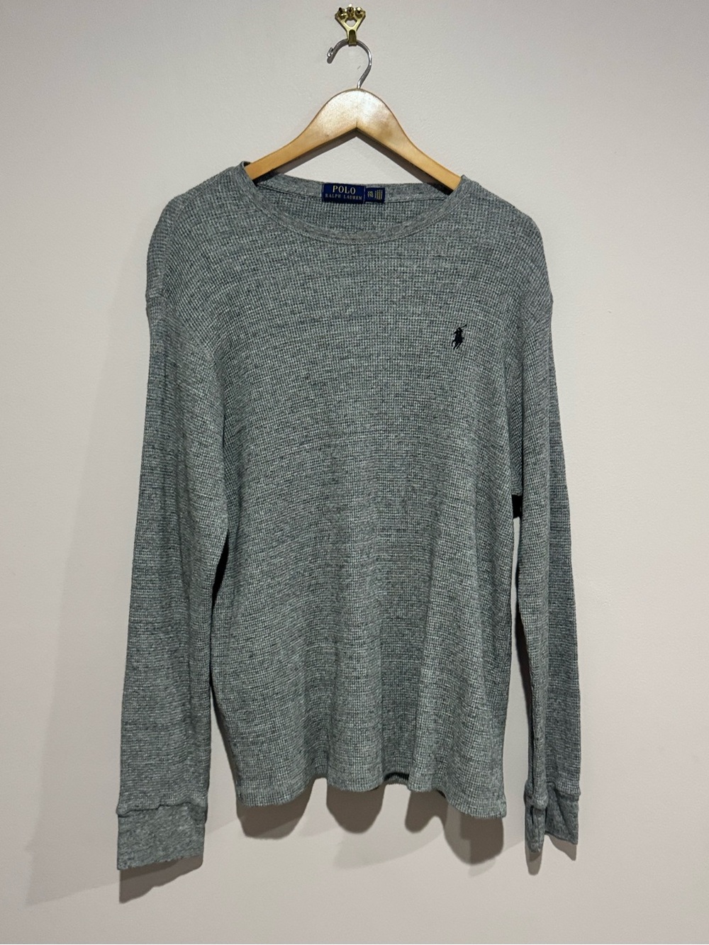 Polo Ralph Lauren Gray Thermal Shirt XXL